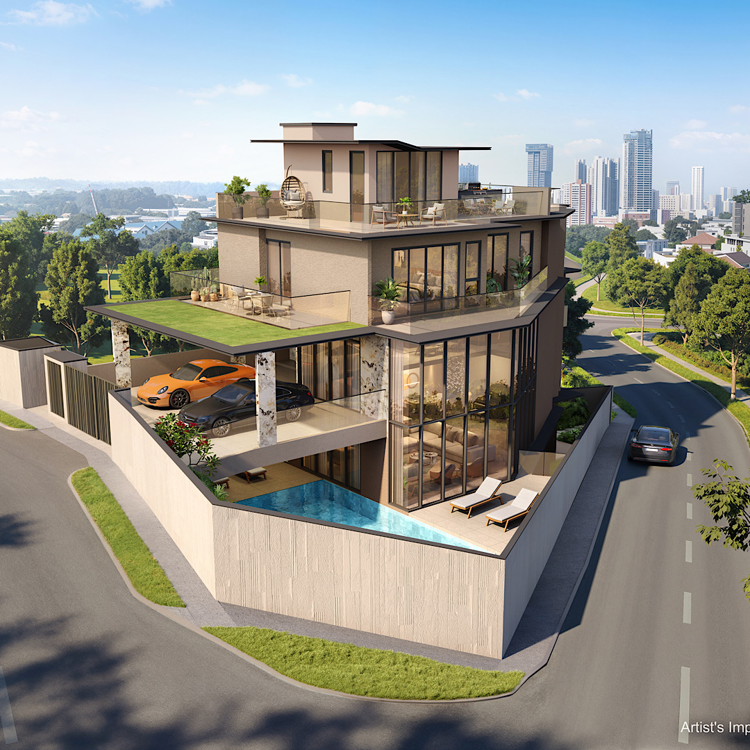Brand New 3.5+M+B Storey Detached @ Chancery Hill Road