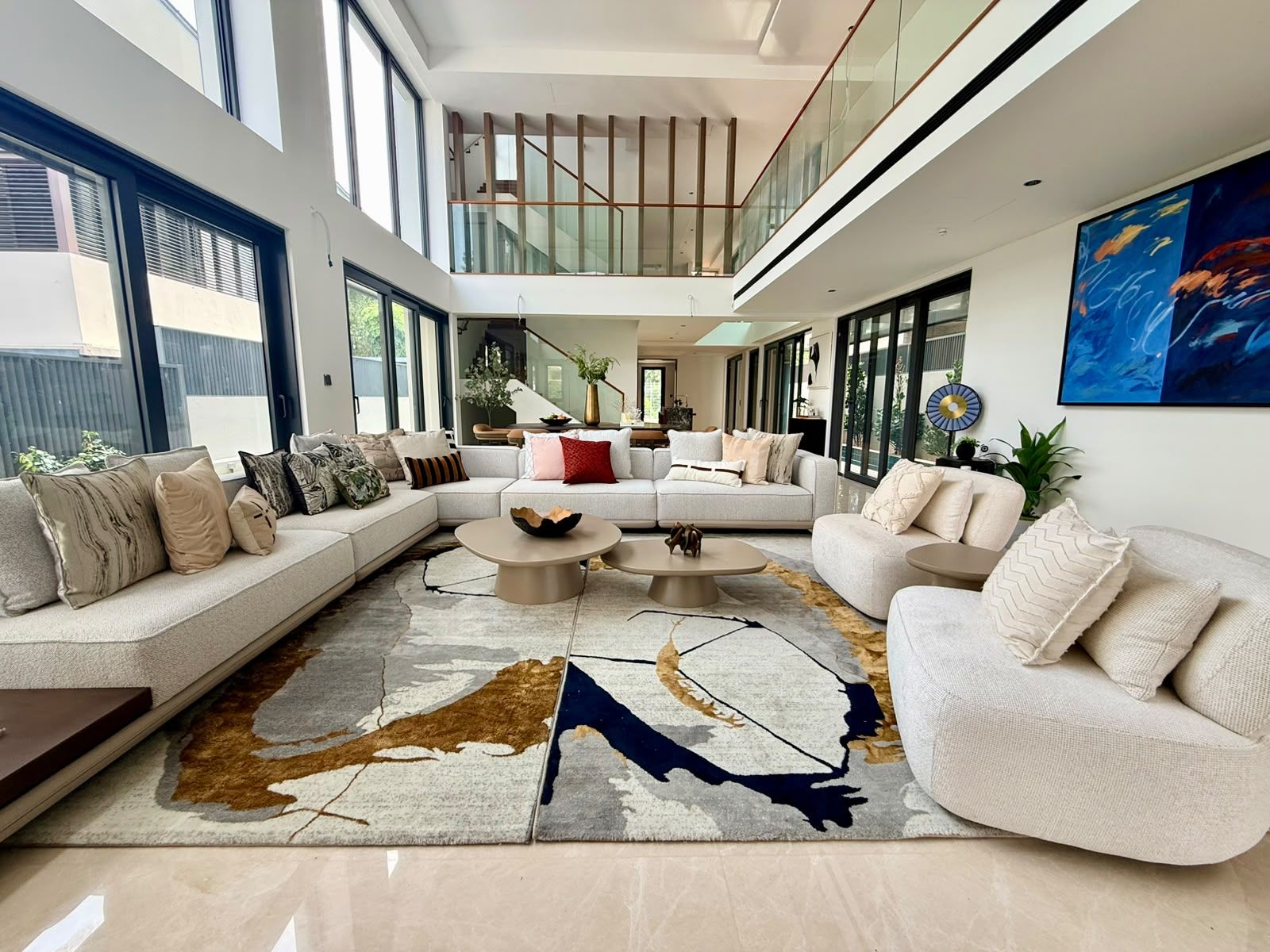 Living room of the brand new detached house at Matlock Rise, District 13