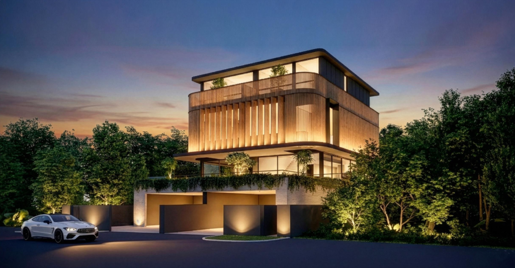 Brand New 2.5+B Storey Semi-D @ Crescent Road